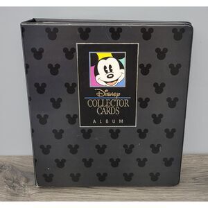 VTG 1991 Impel 90's Disney Collector Cards Complete 210 Pc Set w/ Album Black